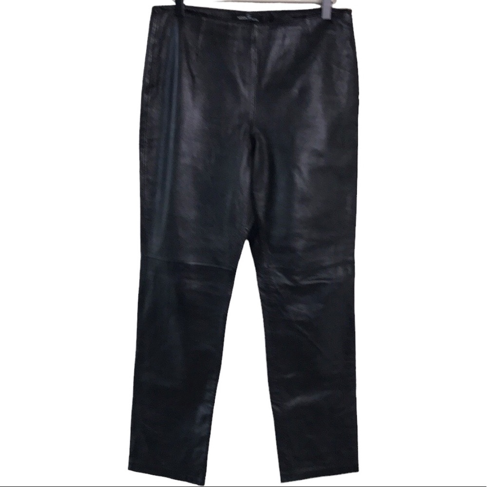Moda International Leather Pants Sz 10